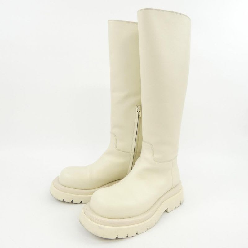 Bottega Veneta Long Size 39 Beige Boots — view 3