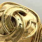 Chanel Brooch Coco Mark Square Vintage Accessory GP 94 P — view 9