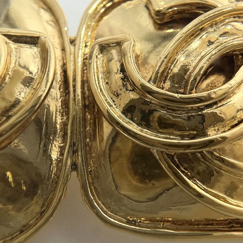 Chanel Brooch Coco Mark Square Vintage Accessory GP 94 P — view 7