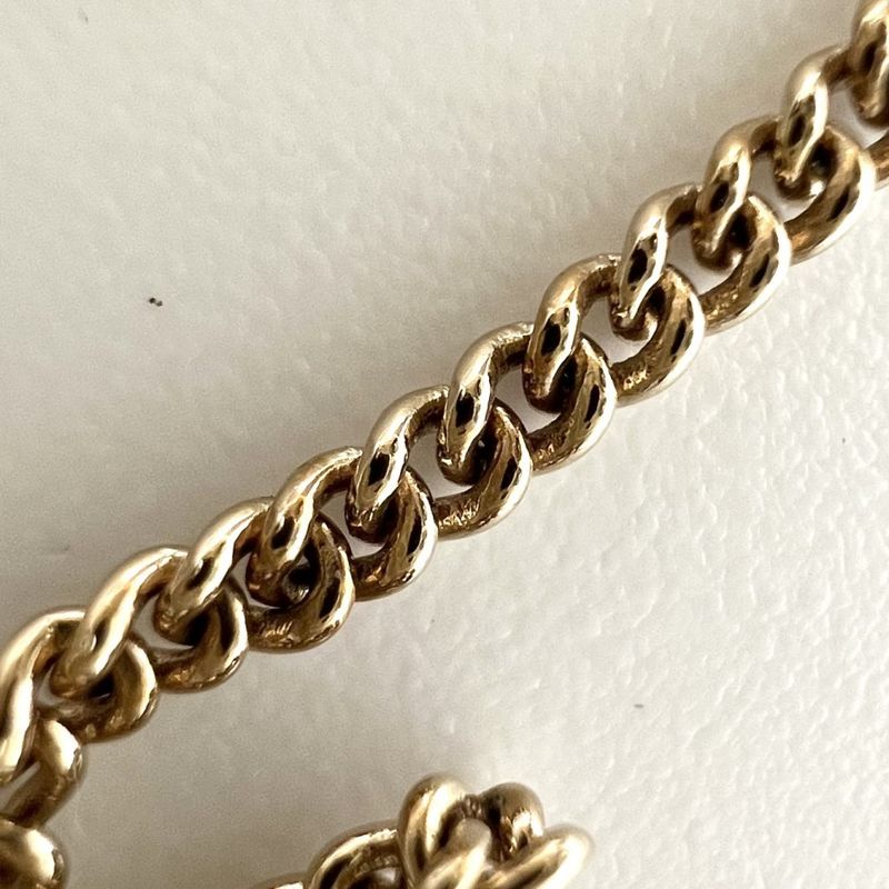 Chanel Necklace Chain Coco Mark Accessories With Adjuster GP — view 6