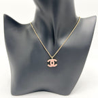 Chanel Necklace Chain Coco Mark Accessories With Adjuster GP — view 3