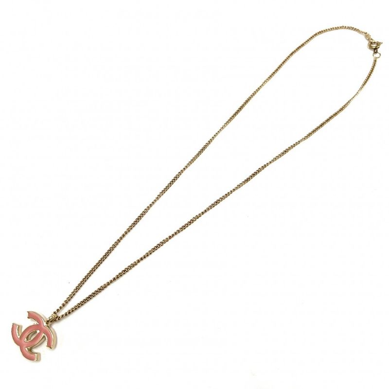 Chanel Necklace Chain Coco Mark Accessories With Adjuster GP — view 5