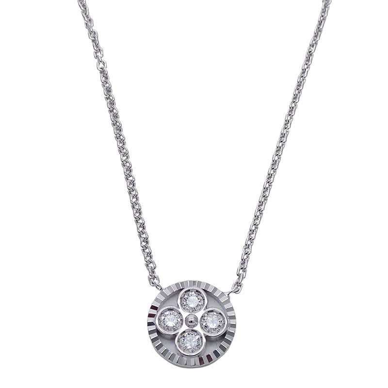 Louis Vuitton Necklace 750 WG Diamond Pendentif Sunblossom BB — view 5
