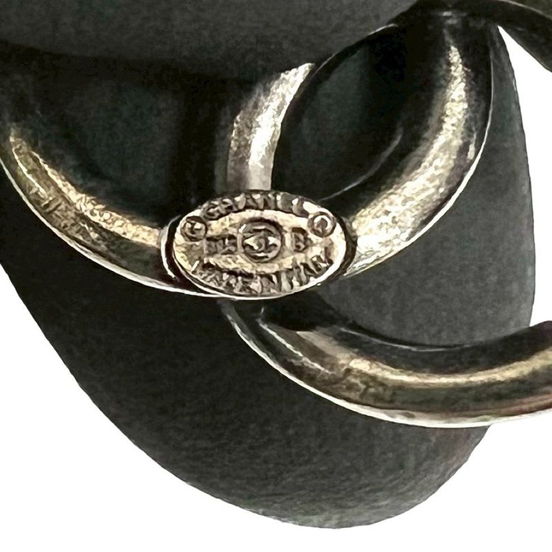Chanel Coco Mark Motif Plated Earrings Accessories 13BB — view 3