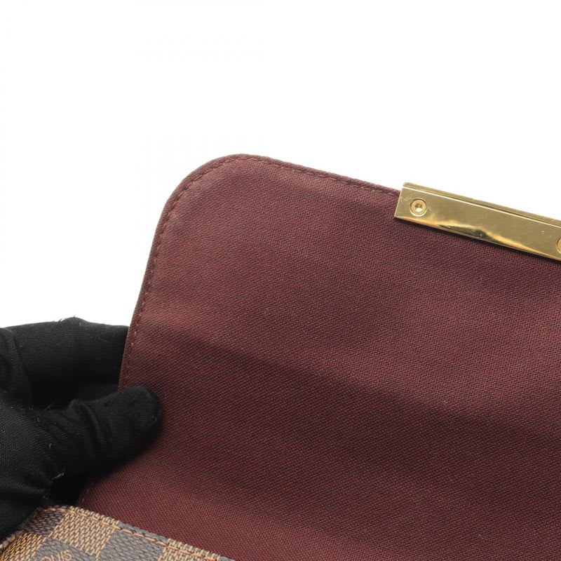 Louis Vuitton Handbag Favorite PM Damier Ebene Leather — view 8