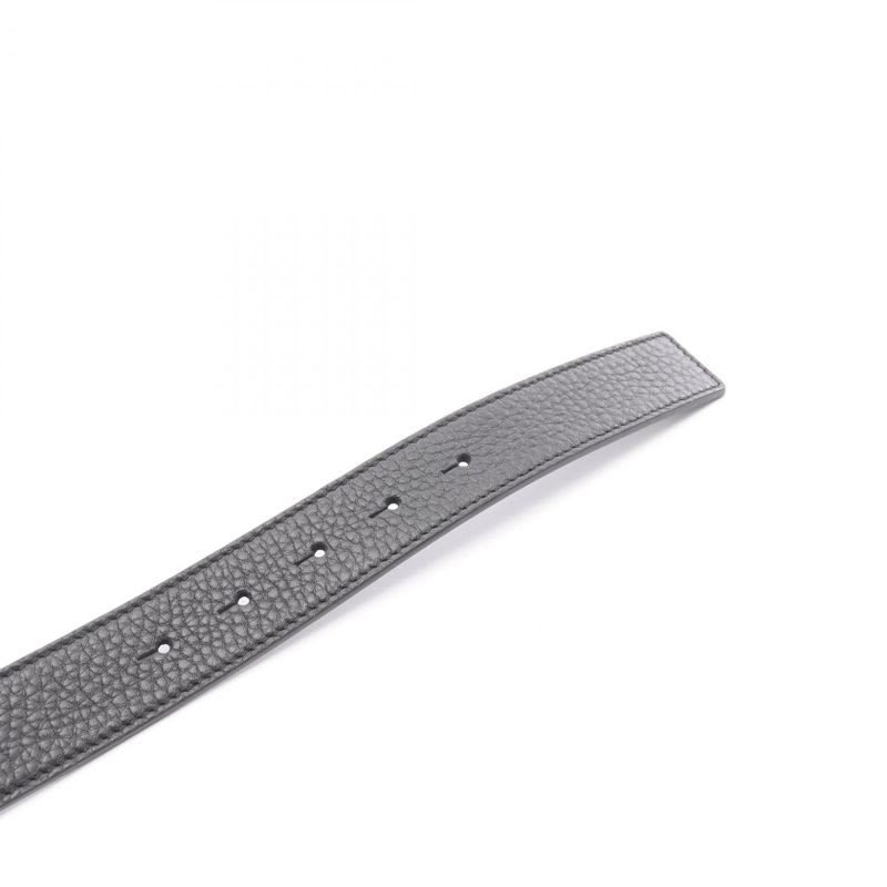 Loewe Belt Chunky Anagram Black Leather — view 4