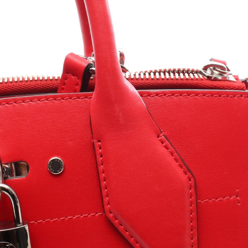 Louis Vuitton Handbag City Steamer PM Rouge Leather