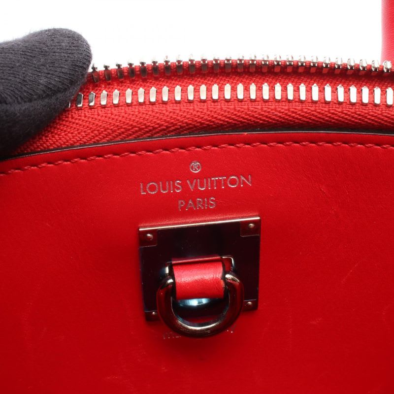 Louis Vuitton Handbag City Steamer PM Rouge Leather