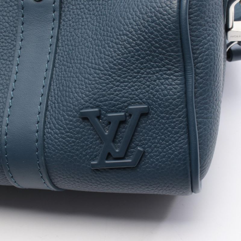 Louis Vuitton Handbag Keepall XS Aerogram Blue Leather — view 7
