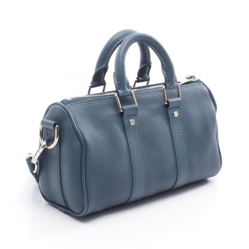 Louis Vuitton Handbag Keepall XS Aerogram Blue Leather — view 3
