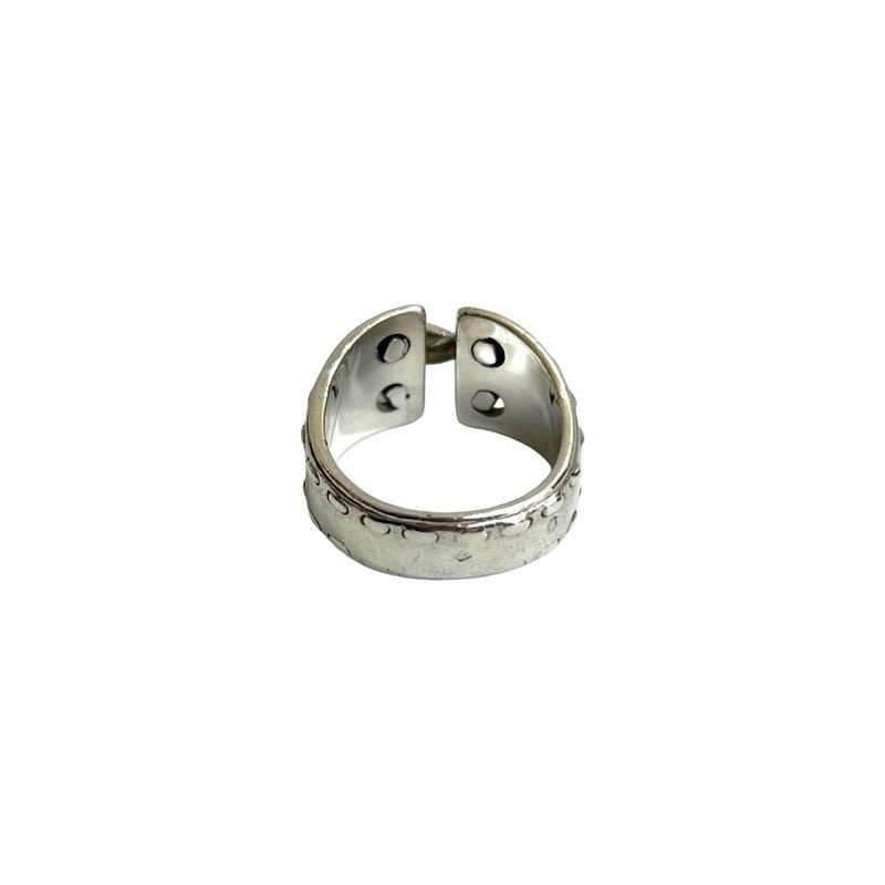 Hermes Mexico Ring Corset Motif Silver 925 No 10 Accessory 92784 — view 8