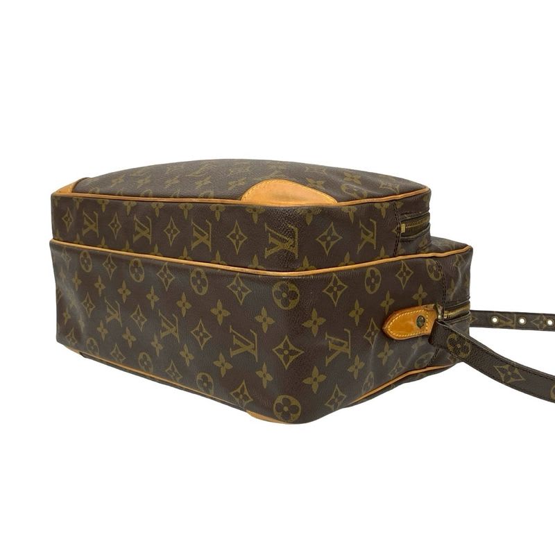 Louis Vuitton Vintage Nile Monogram Leather Shoulder Bag — view 9