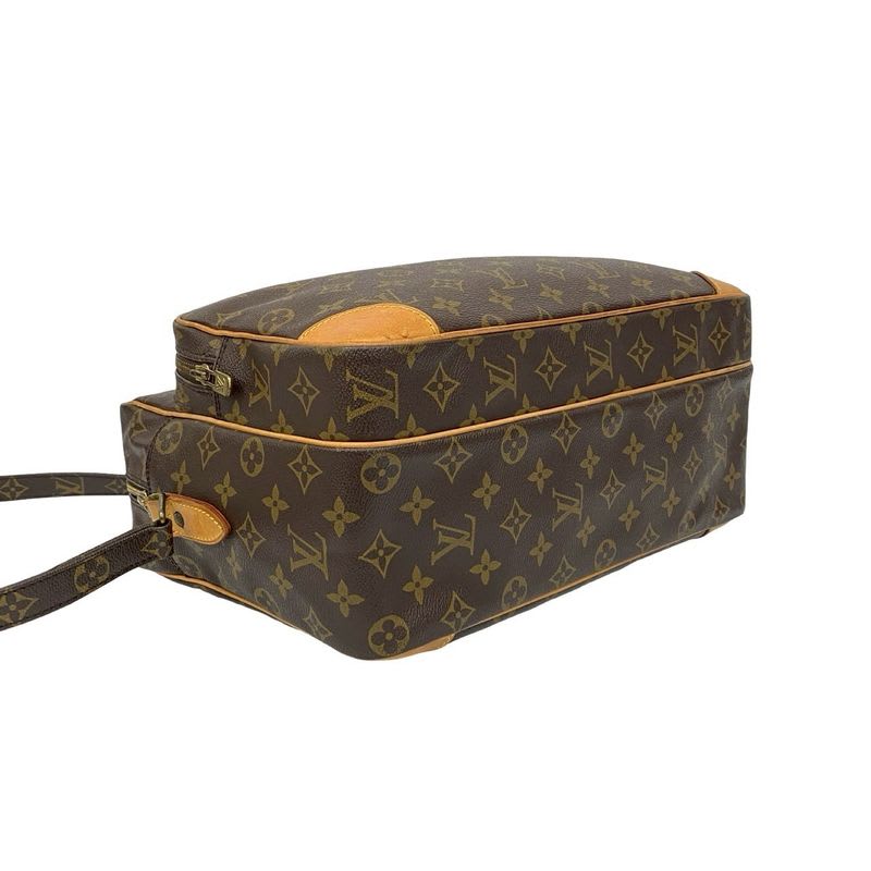 Louis Vuitton Vintage Nile Monogram Leather Shoulder Bag — view 8