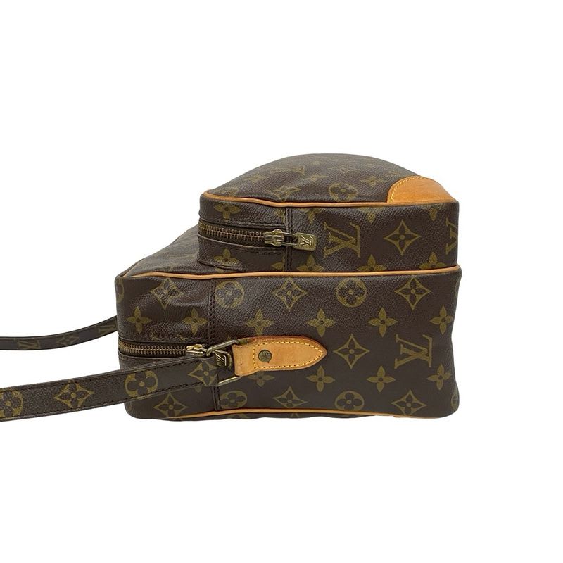 Louis Vuitton Vintage Nile Monogram Leather Shoulder Bag — view 6