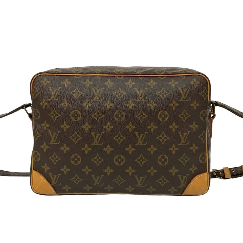 Louis Vuitton Vintage Nile Monogram Leather Shoulder Bag — view 4