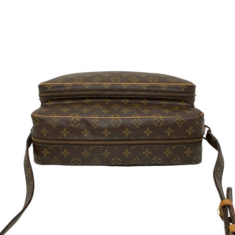 Louis Vuitton Vintage Nile Monogram Leather Shoulder Bag — view 5