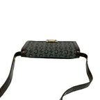 Celine Vintage C Macadam Logo Hardware Wool Leather — view 5