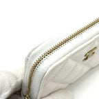 Chanel Coin Case Coco Mark Ap0216 Caviar Leather White — view 7