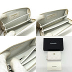 Chanel Coin Case Coco Mark Ap0216 Caviar Leather White — view 9