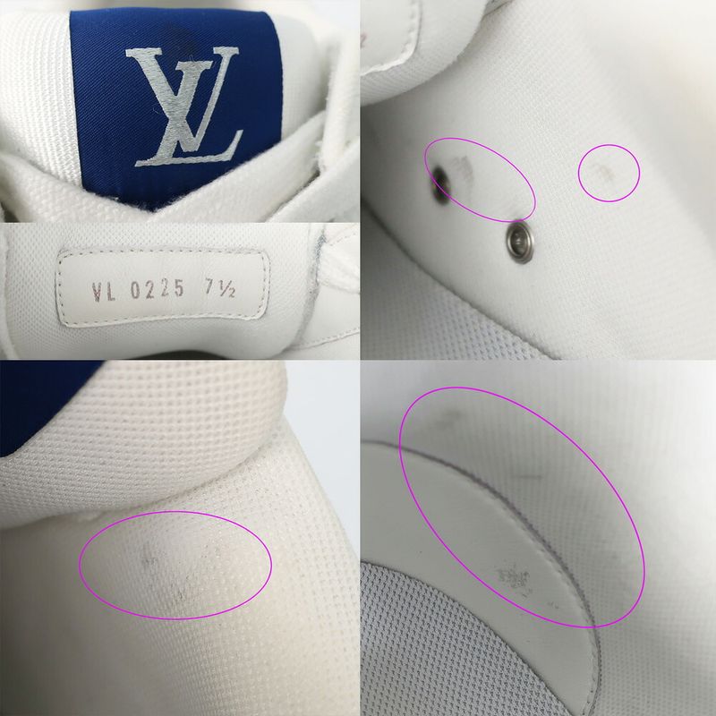 Louis Vuitton Classic Sneakers 1 Ahsv3 Marine Blue White Gray — view 9