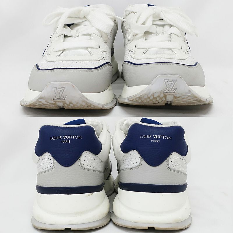 Louis Vuitton Classic Sneakers 1 Ahsv3 Marine Blue White Gray — view 4
