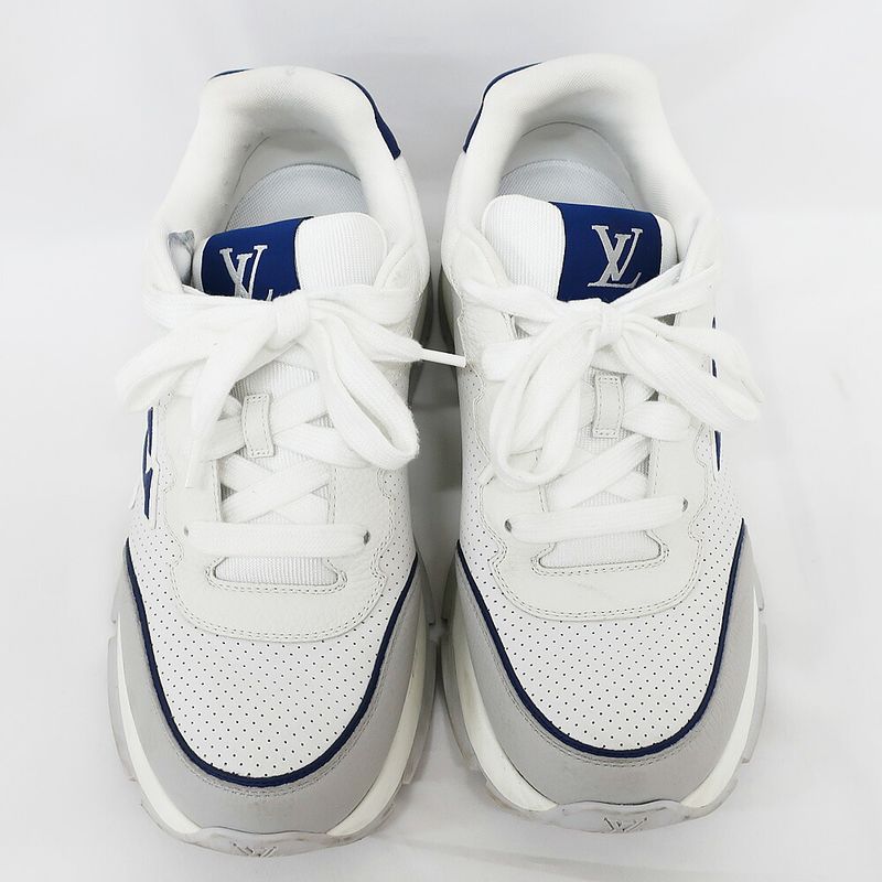 Louis Vuitton Classic Sneakers 1 Ahsv3 Marine Blue White Gray — view 3