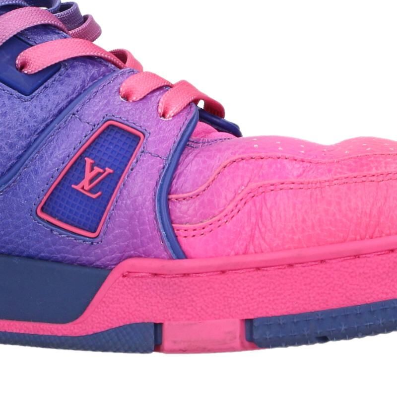 Louis Vuitton Trainer Line Gradient Leather Low Cut Sneakers 7 — view 5