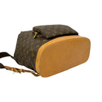 Louis Vuitton Vintage Montsouris Monogram Leather Drawstring Rucksack Sac — view 8