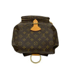 Louis Vuitton Vintage Montsouris Monogram Leather Drawstring Rucksack Sac — view 5
