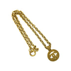Chanel Vintage Coco Motif GP Chain Necklace Pendant Accessory 94A — view 5