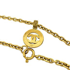 Chanel Vintage Coco Motif GP Chain Necklace Pendant Accessory 94A — view 3
