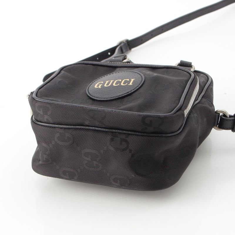 Gucci GG Nylon Leather Off The Grid 2-Way Shoulder Bag Black — view 6