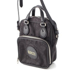 Gucci GG Nylon Leather Off The Grid 2-Way Shoulder Bag Black — view 3