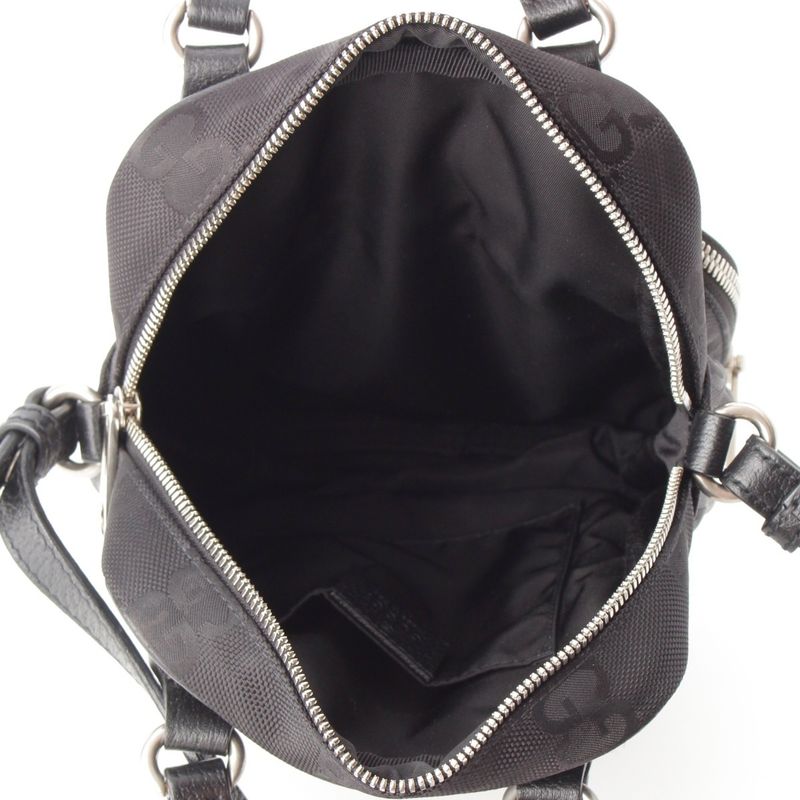 Gucci GG Nylon Leather Off The Grid 2-Way Shoulder Bag Black — view 7