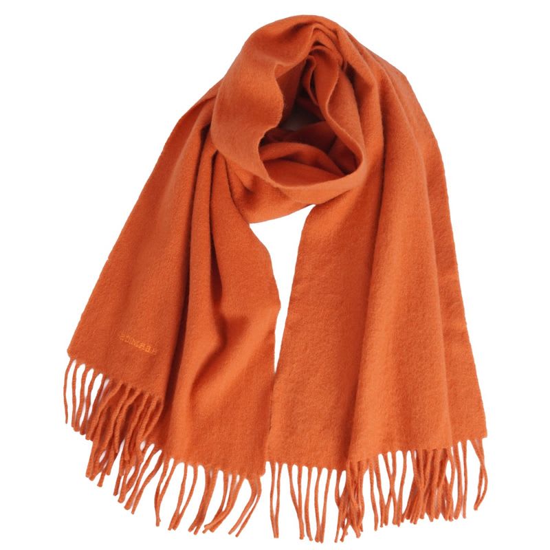Hermes Muffler Shawl Fringe Cashmere 1 Scarf — view 3