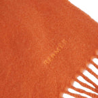 Hermes Muffler Shawl Fringe Cashmere 1 Scarf — view 4