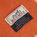 Hermes Muffler Shawl Fringe Cashmere 1 Scarf — view 6