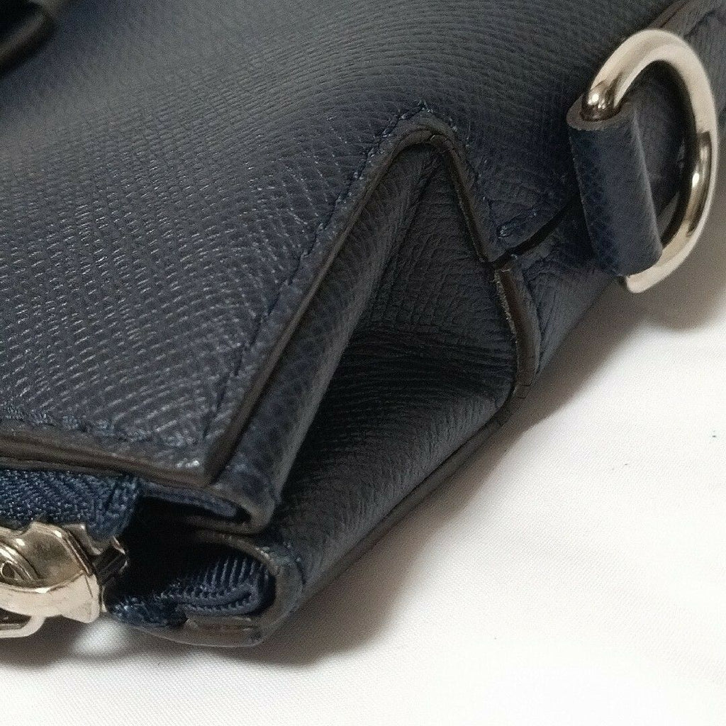 Louis Vuitton Antonto Taiga Navy Tote — view 8