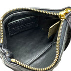 Bottega Veneta Intrecciato Coin Case Purse Compact Leather Black — view 6