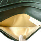 Bottega Veneta Intrecciato Bifold Long Wallet Billfold Leather Green — view 7
