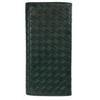 Bottega Veneta Intrecciato Bifold Long Wallet Billfold Leather Green — view 2