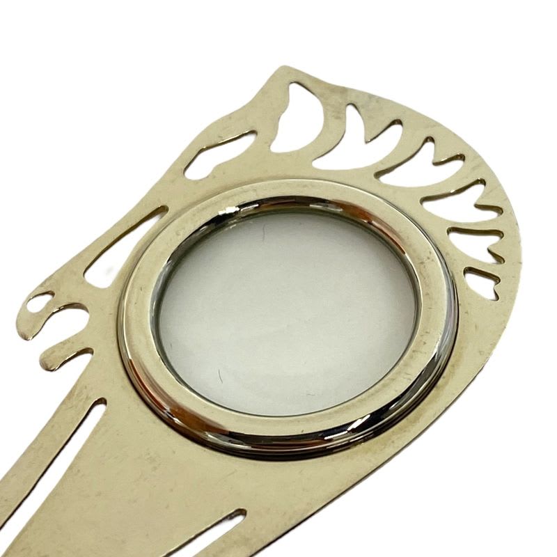 Hermes Cheval Loupe Magnifying Glass Bookmarker Bookmark Horse Animal Metal — view 4