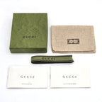 Gucci Double G Key Chain Holder Silver Tone Metal Total Length 10.25 — view 5