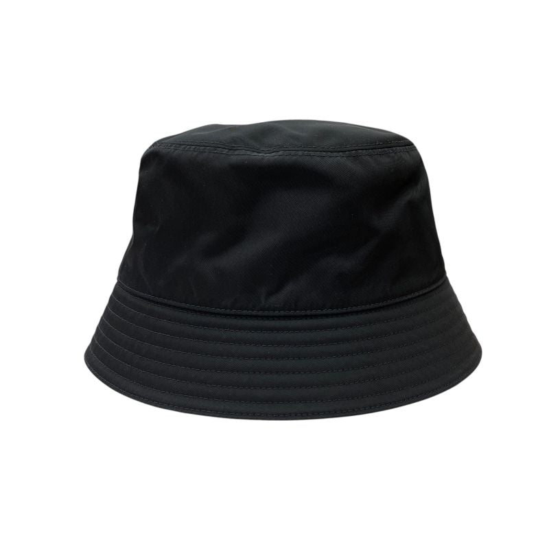 Prada Hat 2 Hc137 Bucket Nylon Triangle Logo Plate XL Em4900 — view 4