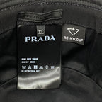 Prada Hat 2 Hc137 Bucket Nylon Triangle Logo Plate XL Em4900 — view 8