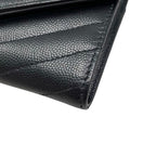Saint Laurent Trifold Wallet Monogram Compact Threefold Textured — view 4