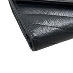 Saint Laurent Trifold Wallet Monogram Compact Threefold Textured — view 3