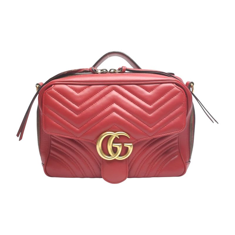 Gucci Body Bag GG Marmont Red — view 3