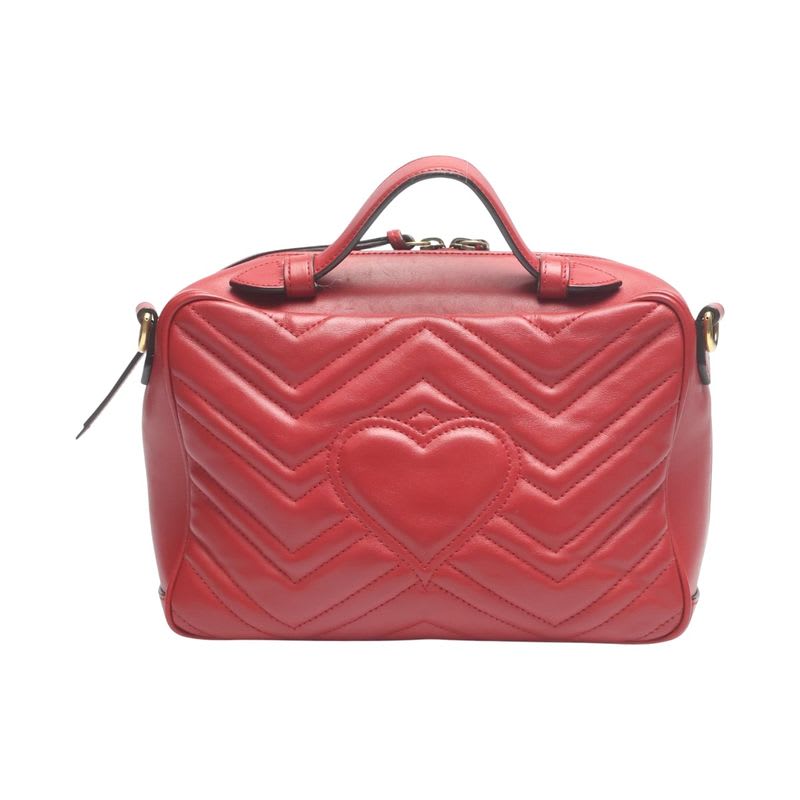 Gucci Body Bag GG Marmont Red — view 4