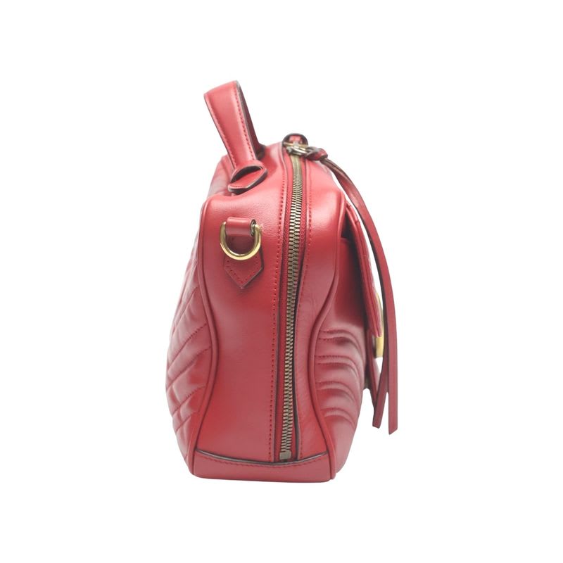 Gucci Body Bag GG Marmont Red — view 6
